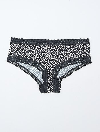 Pack de 3 shorties em microfibra estampada