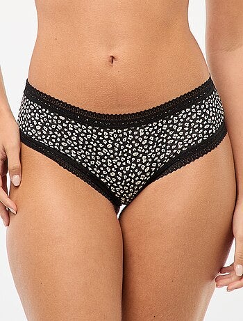 Pack de 3 shorties em microfibra estampada