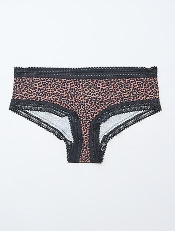 Pack de 3 shorties em microfibra estampada