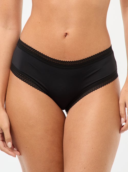 Pack de 3 shorties em microfibra estampada - Kiabi
