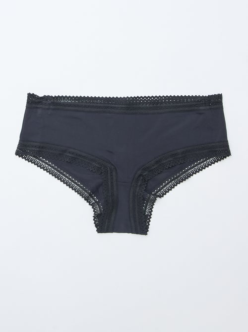 Pack de 3 shorties em microfibra estampada - Kiabi