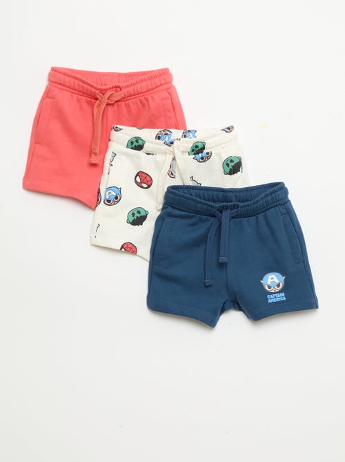 Pack de 3 shorts 'Avengers' - Kiabi