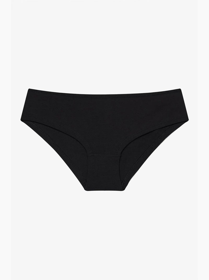 Pack de 3 shorty de algodão penti Preto Branco - Kiabi