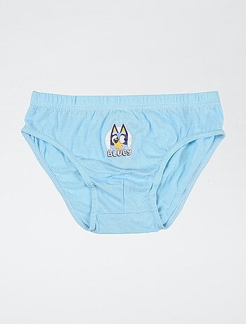Pack de 3 slips 'Bluey' em algodão