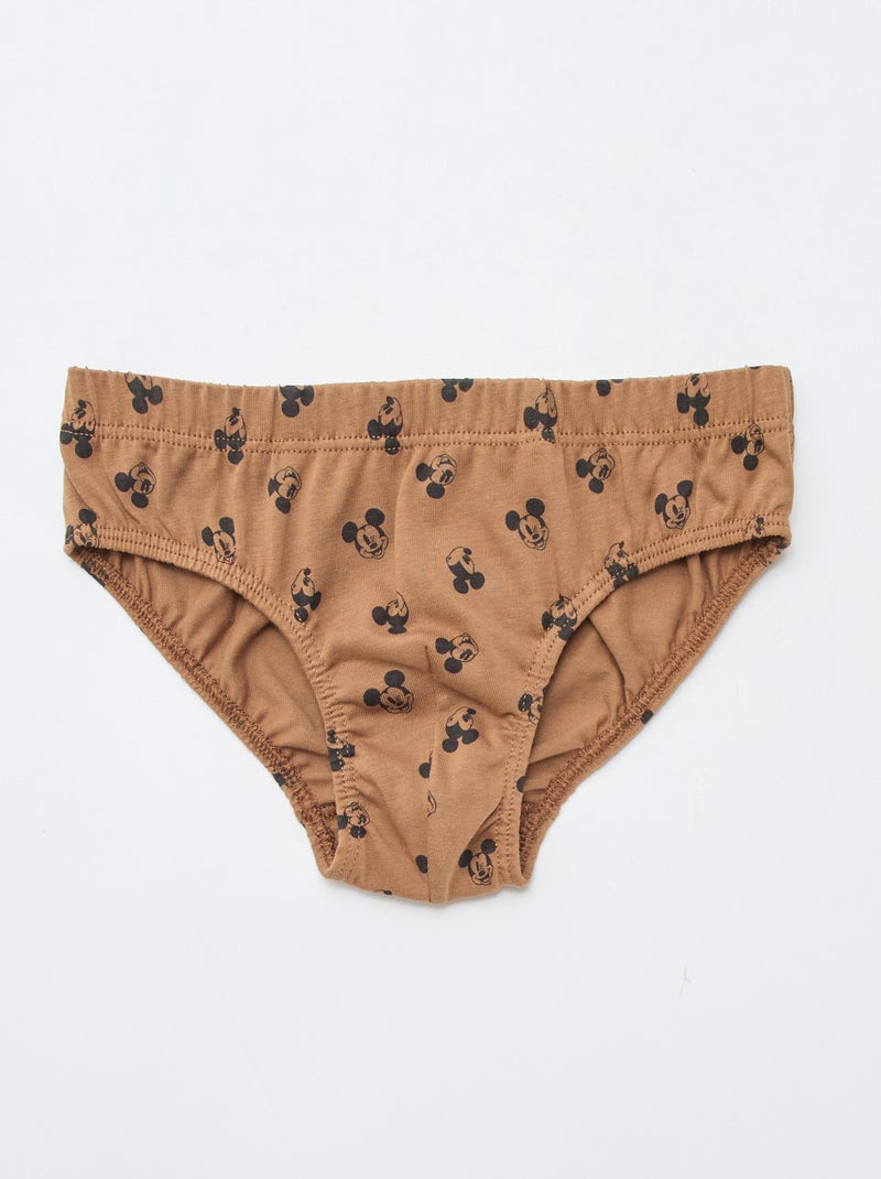 Pack de 3 slips 'Disney' em algodão Castanho - Kiabi