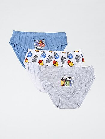 Pack de 3 slips 'Marvel 'Avengers' em algodão