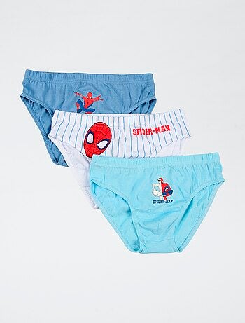 Pack de 3 slips 'Marvel' Homem-Aranha' em algodão