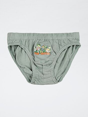 Pack de 3 slips 'Patrulha Pata' em algodão