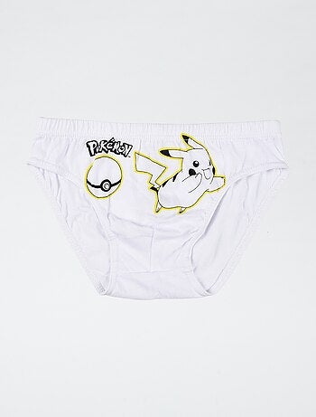 Pack de 3 slips 'Pokémon' em algodão