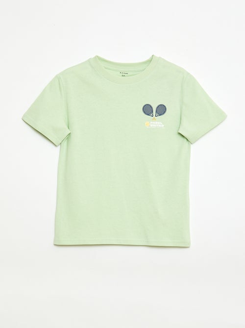 Pack de 3 t-shirts de algodão - Kiabi