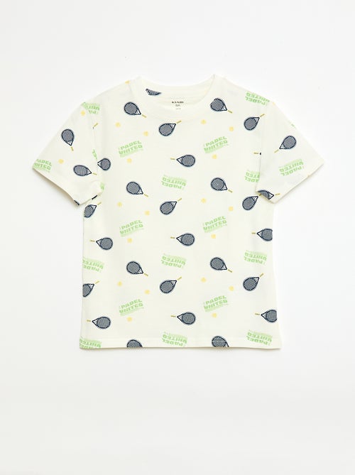 Pack de 3 t-shirts de algodão - Kiabi