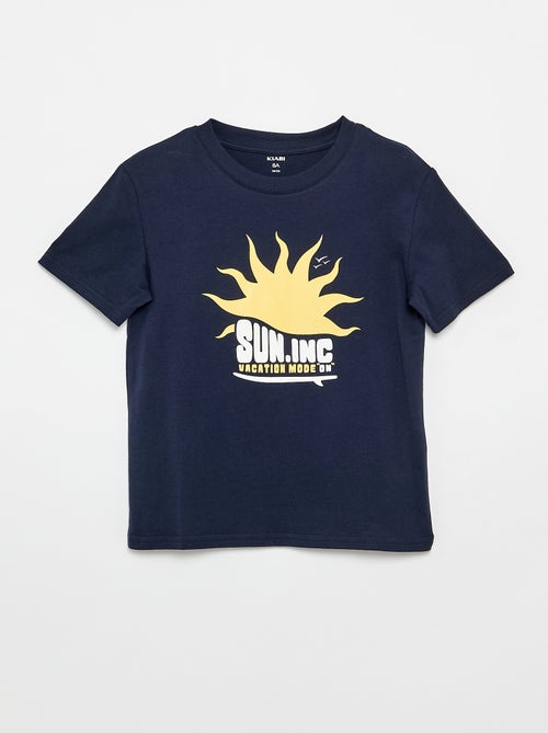 Pack de 3 t-shirts de algodão - Kiabi