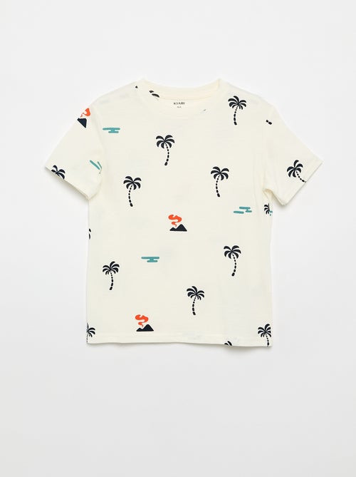 Pack de 3 t-shirts de algodão - Kiabi