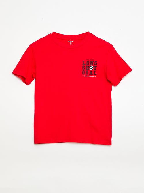 Pack de 3 t-shirts de algodão - Kiabi