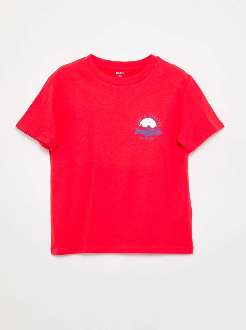 Pack de 3 t-shirts de algodão Branco - Kiabi