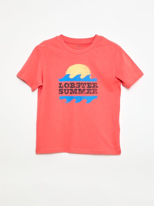 Pack de 3 t-shirts de algodão - Kiabi