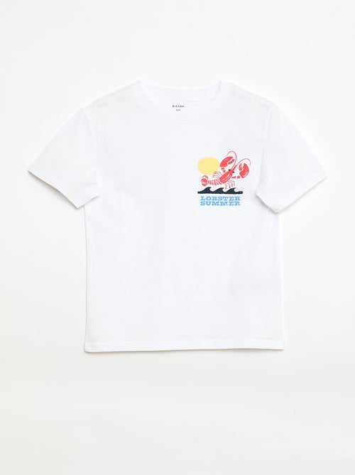 Pack de 3 t-shirts de algodão - Kiabi