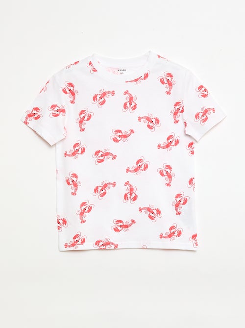 Pack de 3 t-shirts de algodão - Kiabi