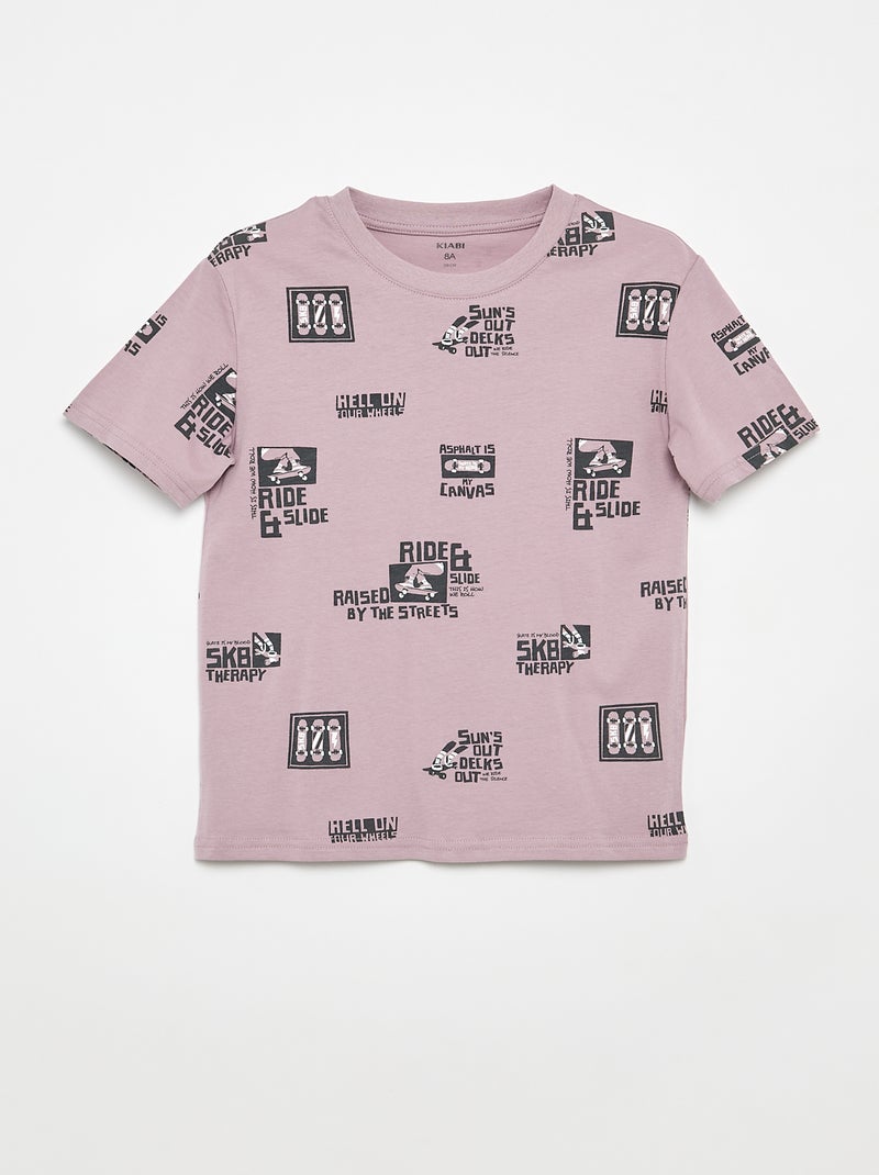 Pack de 3 t-shirts de algodão Cinza - Kiabi