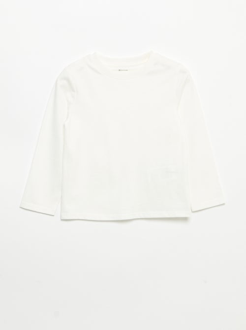 Pack de 3 t-shirts de manga comprida - Kiabi