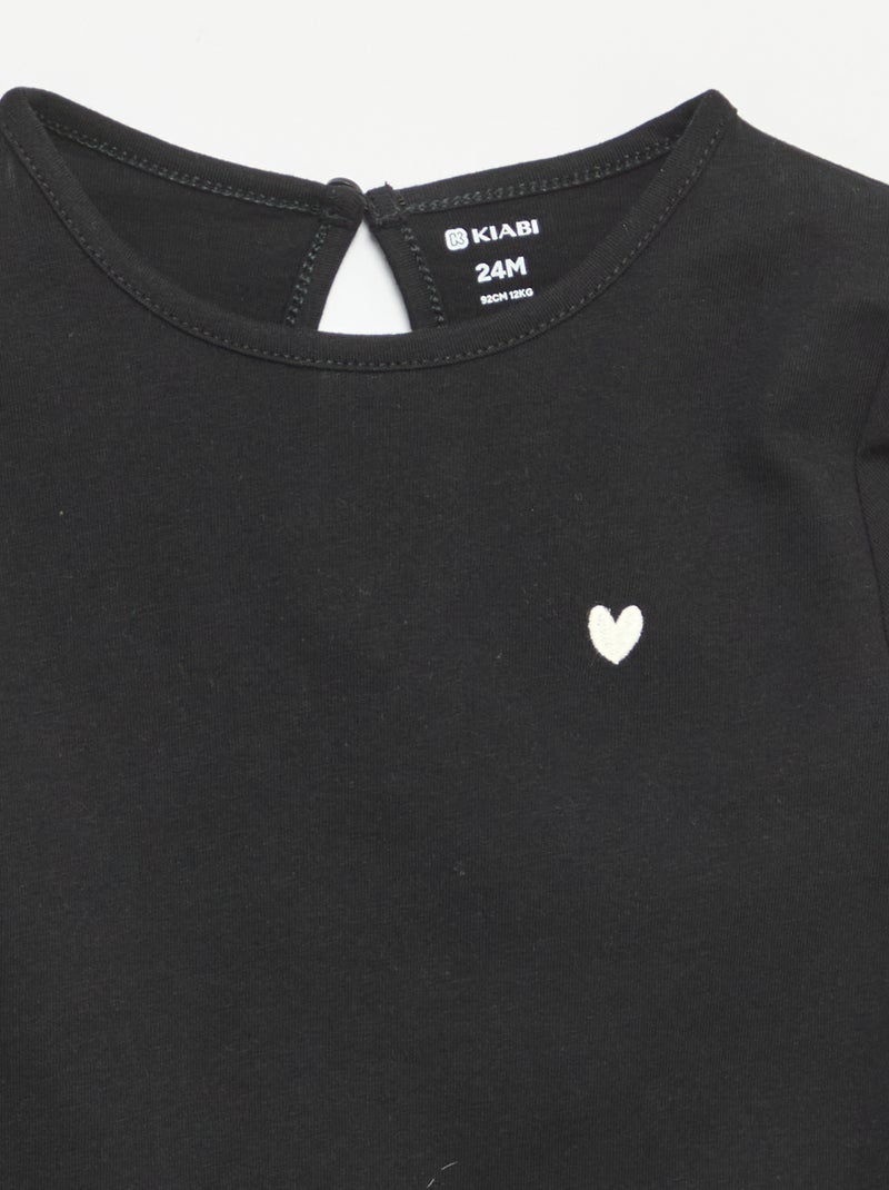 Pack de 3 t-shirts de manga comprida Branco - Kiabi