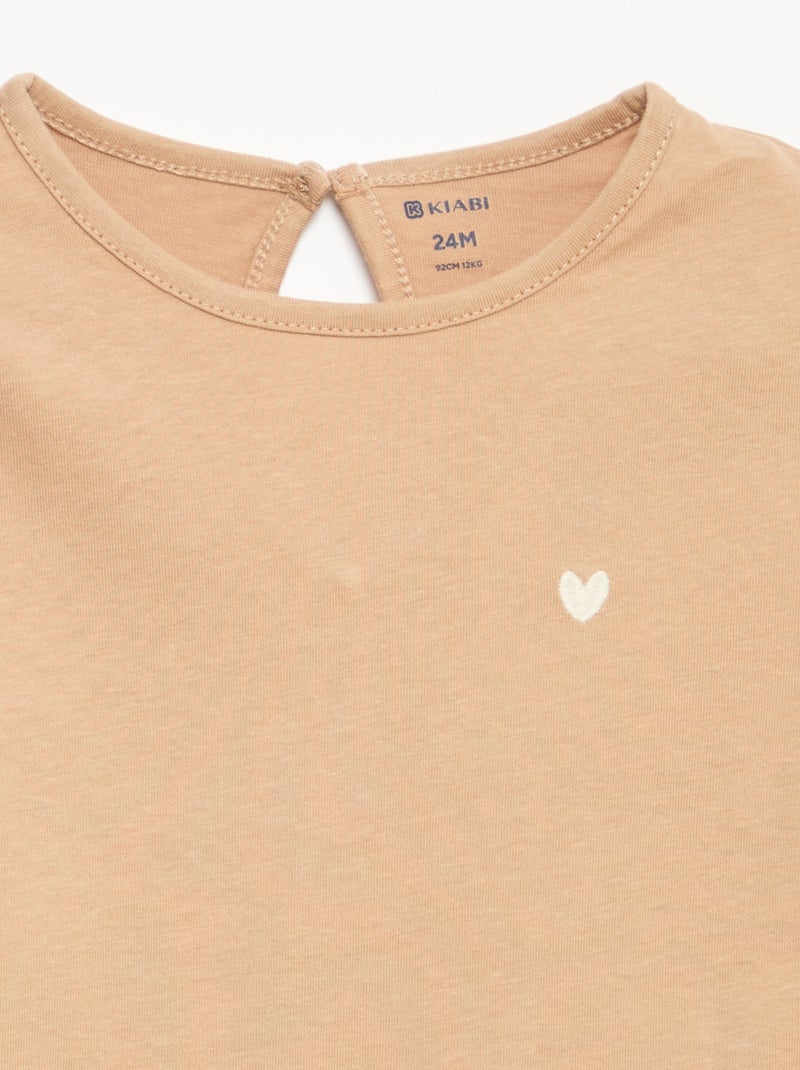 Pack de 3 t-shirts de manga comprida Branco - Kiabi