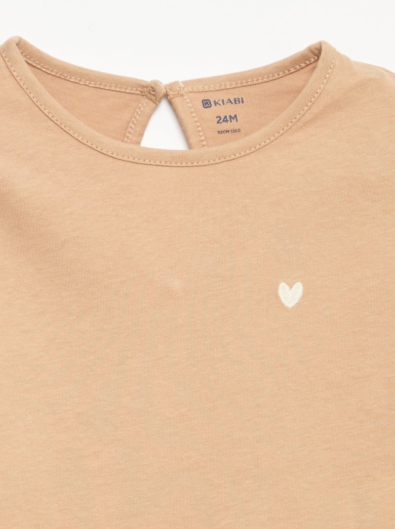 Pack de 3 t-shirts de manga comprida Branco - Kiabi