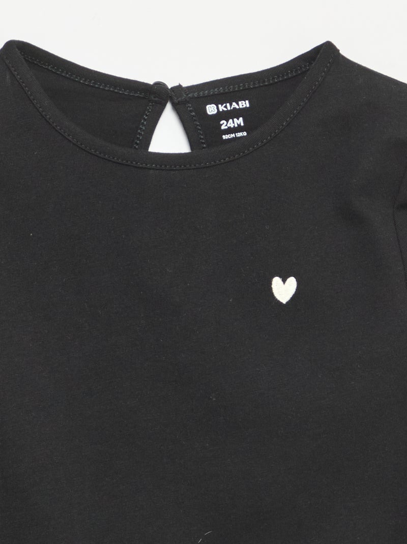 Pack de 3 t-shirts de manga comprida Branco - Kiabi