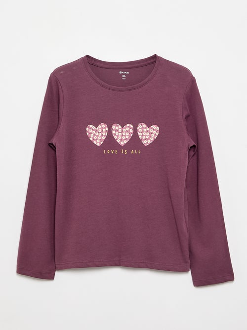 Pack de 3 T-shirts de manga comprida - Kiabi