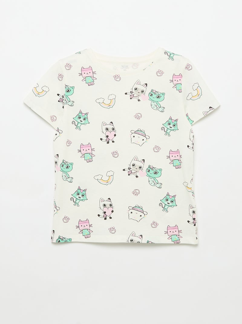 Pack de 3 T-shirts de manga curta "Gabby e a Casa Mágica" Rosa - Kiabi