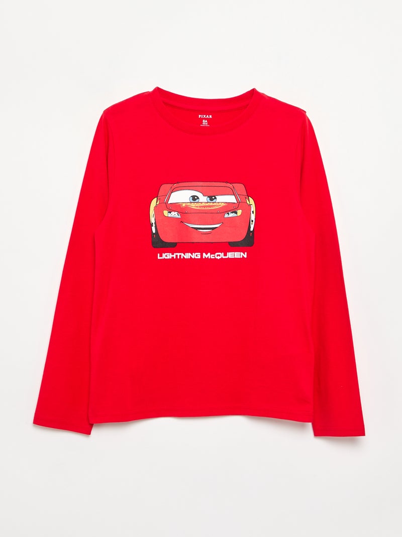 Pack de 3 T-shirts \'Disney\' de manga comprida Vermelho - Kiabi