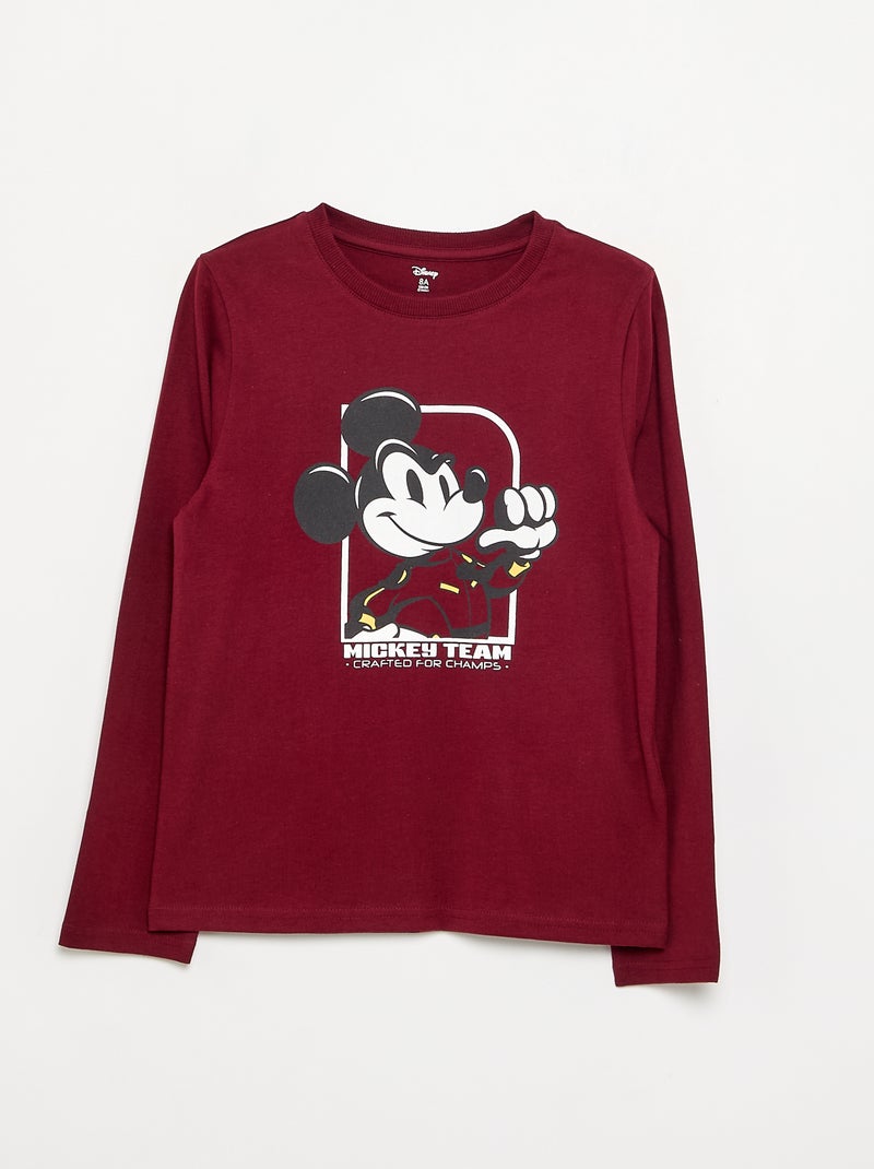 Pack de 3 T-shirts 'Disney' de manga comprida Vermelho - Kiabi