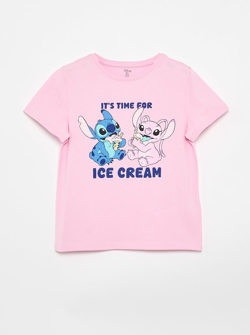 Pack de 3 T-shirts 'Disney' de manga curta Rosa - Kiabi