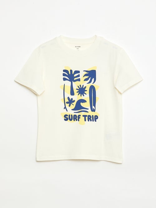Pack de 3 t-shirts em algodão - Kiabi