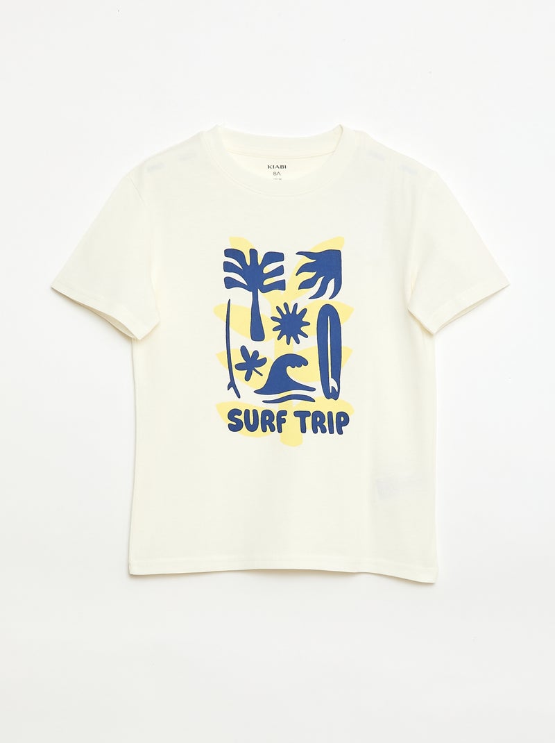 Pack de 3 t-shirts em algodão Amarelo - Kiabi