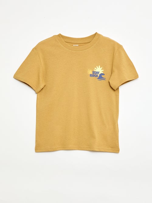Pack de 3 t-shirts em algodão - Kiabi