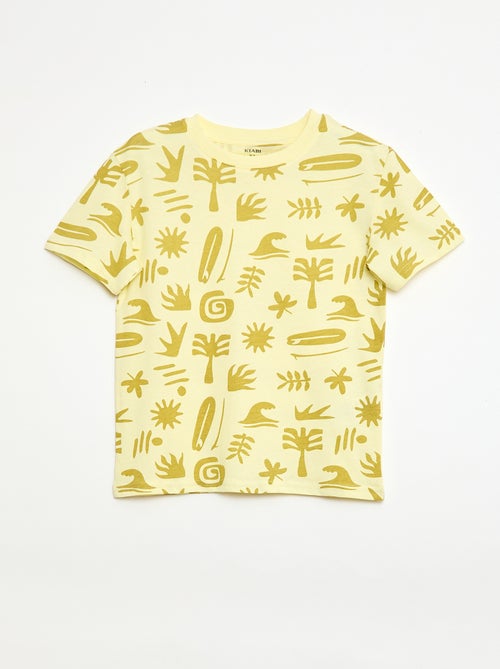 Pack de 3 t-shirts em algodão - Kiabi