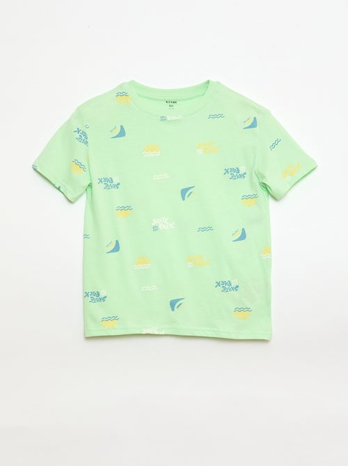 Pack de 3 t-shirts em algodão - Kiabi