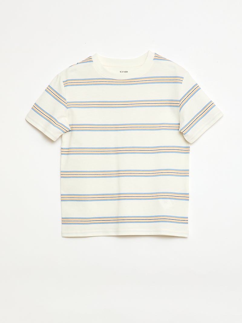 Pack de 3 t-shirts em algodão Laranja - Kiabi