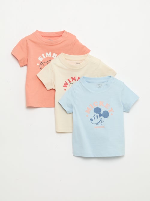 Pack de 3 T-shirts estampados 'Disney' - Kiabi