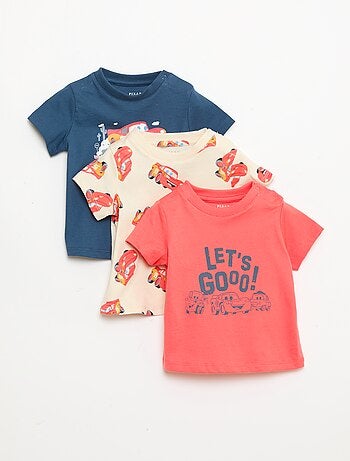 Pack de 3 T-shirts estampados 'Disney'