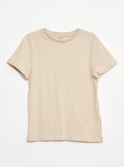 Pack de 3 t-shirts estilo 'palmeira' - Kiabi