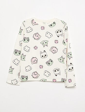 Pack de 3 T-shirts 'Gabby e a Casa Mágica' de manga comprida