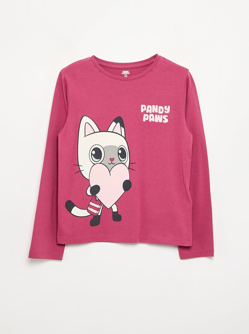 Pack de 3 T-shirts 'Gabby e a Casa Mágica' de manga comprida Rosa - Kiabi