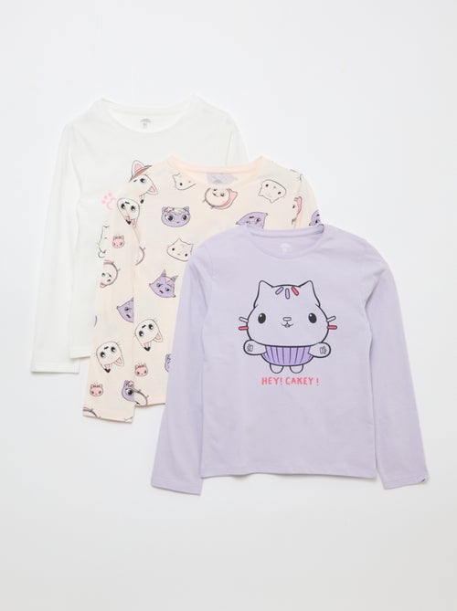 Pack de 3 t-shirts 'Gabby e a casa mágica' - Kiabi