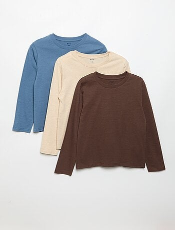 Pack de 3 t-shirts lisos
