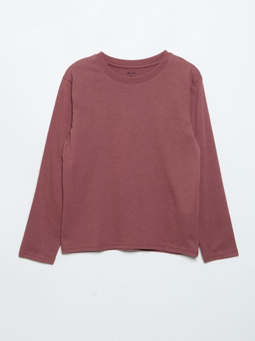Pack de 3 t-shirts lisos - Kiabi Pack de 3 t-shirts lisos - Kiabi