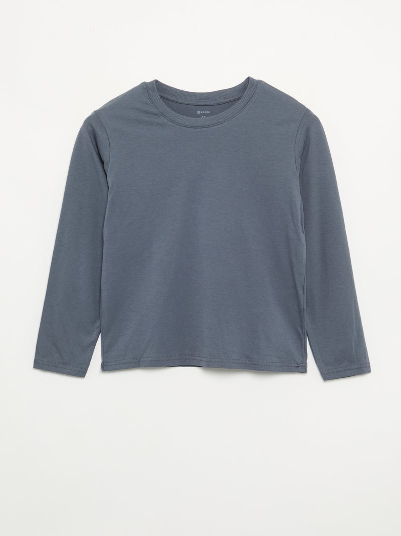 Pack de 3 t-shirts lisos Cinza - Kiabi
