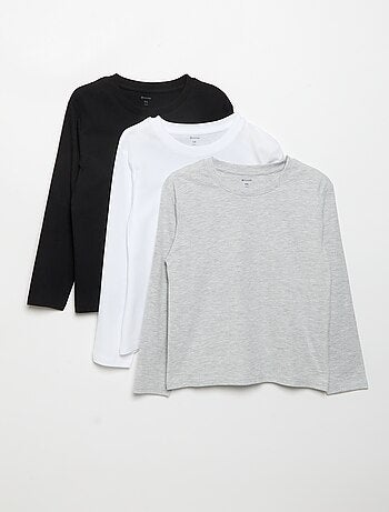 Pack de 3 t-shirts lisos