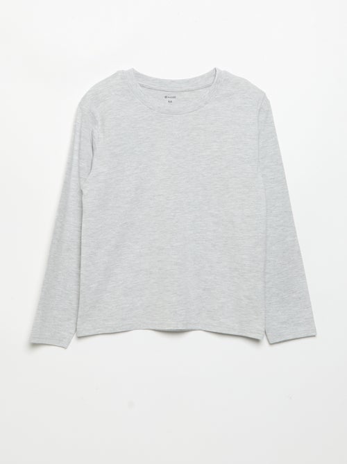 Pack de 3 t-shirts lisos - Kiabi
